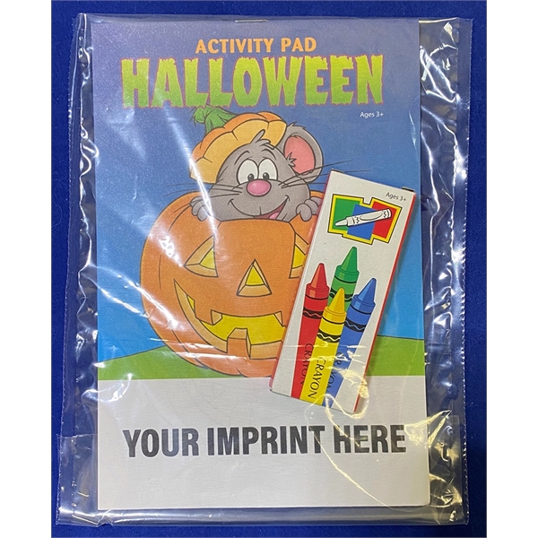 ACTIVITY PAD SET : Halloween activity pad fun pack.... from ASI 45815 Coloring Book Solutions / Coloring Book Solutions™