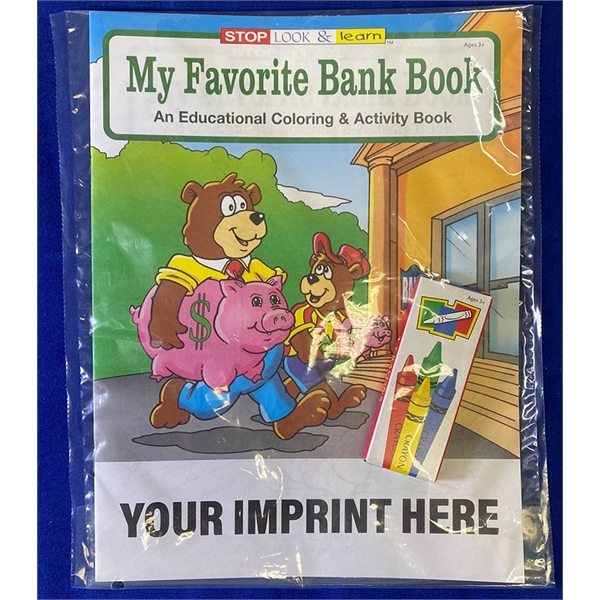 My favorite bank coloring book fun pack.... from ASI 45815 Coloring Book Solutions / Coloring Book Solutions™