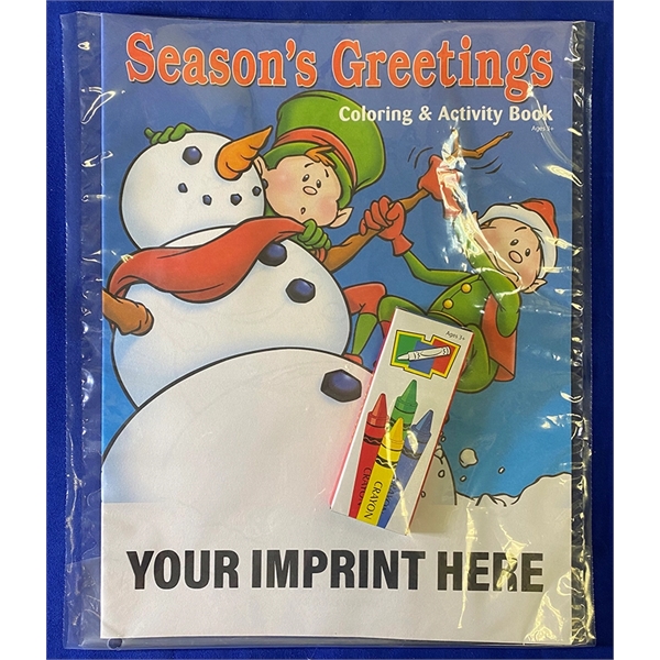 Season's Greetings Coloring Book Fun Pack... from ASI 45815 Coloring Book Solutions / Coloring Book Solutions™