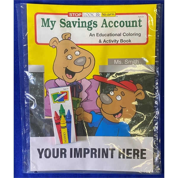 My savings account coloring book fun pack.... from ASI 45815 Coloring Book Solutions / Coloring Book Solutions™