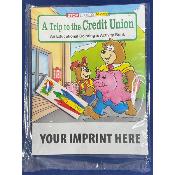 A Trip to the Credit Union coloring and activity book fun... from ASI 45815 Coloring Book Solutions / Coloring Book Solutions™