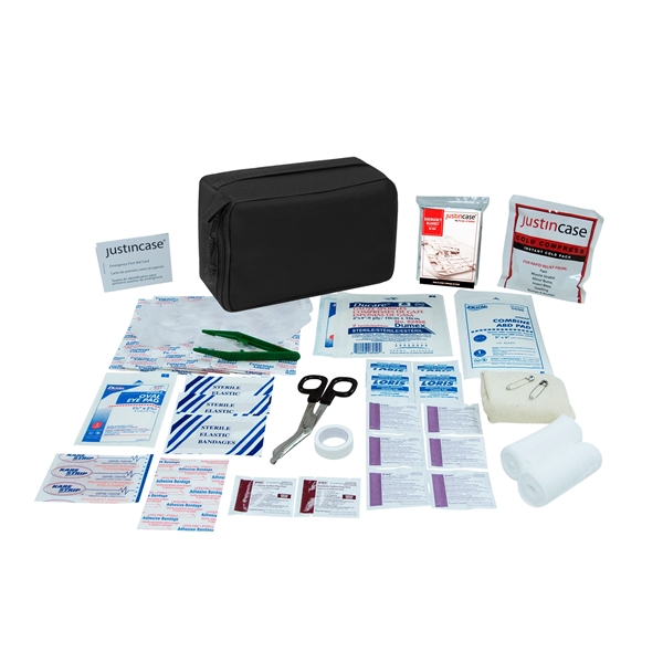 Family first aid kit. 71 pieces, including cold compress, bandages and... from ASI 63698 Justin Case®
