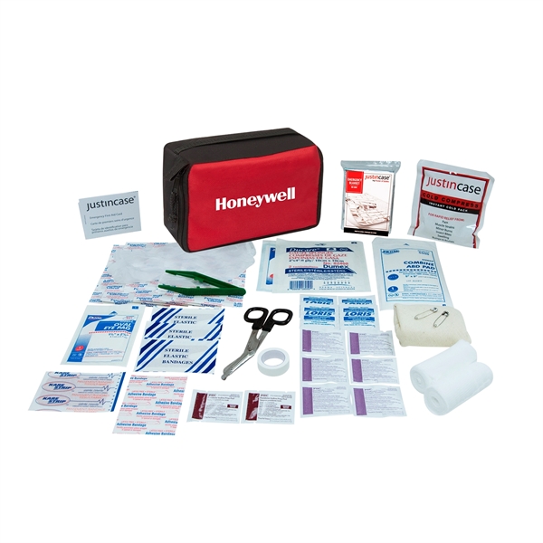 Family first aid kit. 71 pieces, including cold compress, bandages and... from ASI 63698 Justin Case®