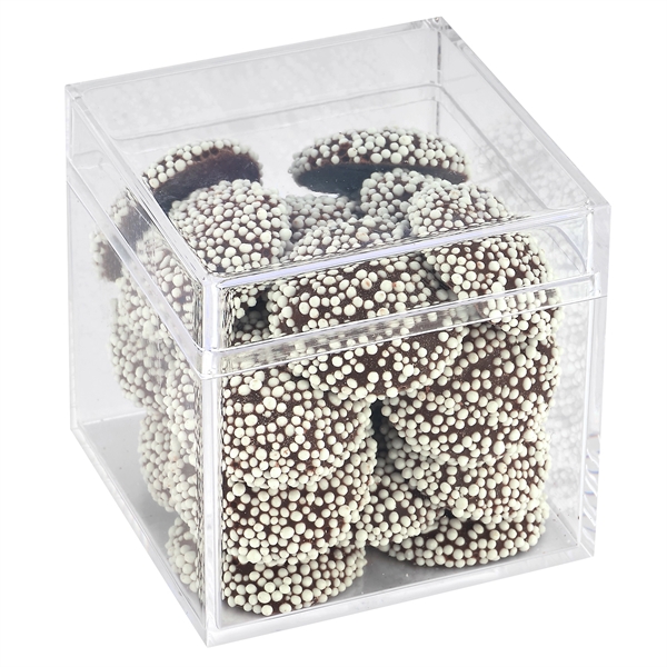 Cube filled with dark chocolate nonpareils (3.5 oz.).... from ASI 71685 Midnite Snax®