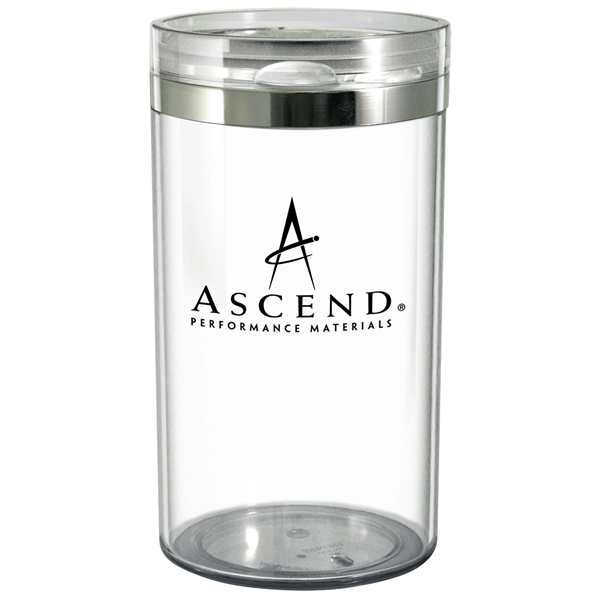 Handsome hinged acrylic canister offers classic design and ultimate functionality.... from ASI 80060 VisionUSA