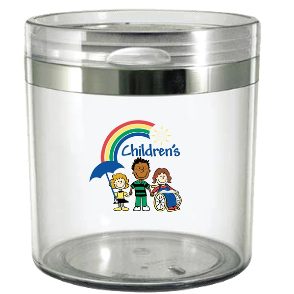 Handsome hinged acrylic canister offers classic design and ultimate functionality.... from ASI 80060 VisionUSA