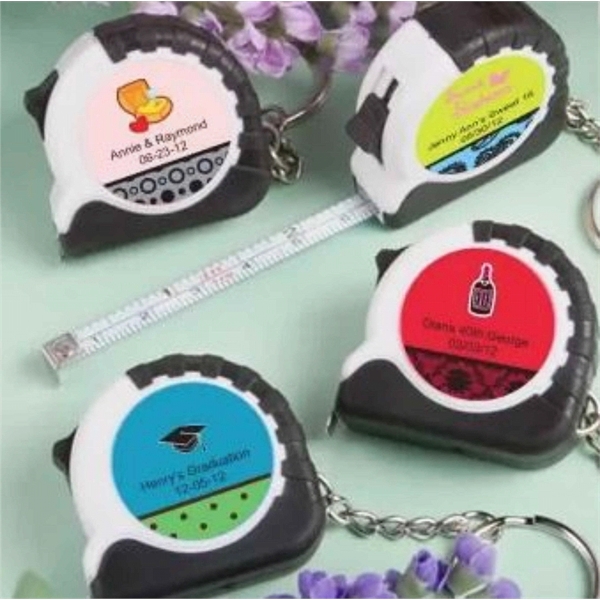 3 foot Mini tape measure key ring... from ASI 57713 Glow Promotions / Glow Promotions