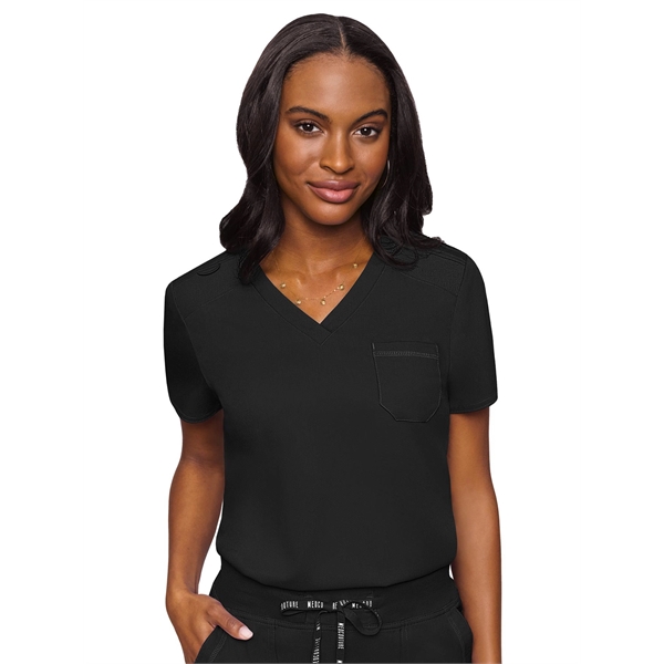 Med Couture Touch Women's Chest Pocket Top... from ASI 86018 Scrub Authority / Uniform Stores