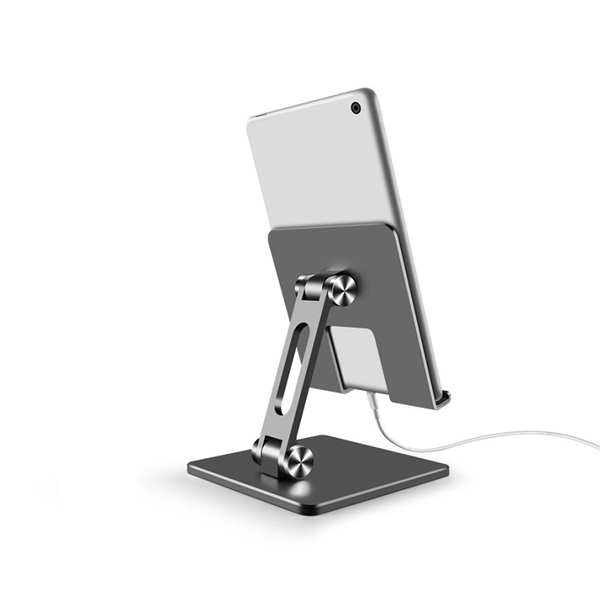 Adjustable aluminum phone stand and holder plus 1 color silkscreen imprint... from ASI 37218 Athena Promo (tm)