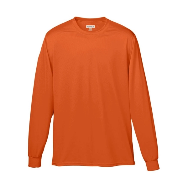 Performance long sleeve t-shirt with a self-fabric collar and cuffs. Blank... from ASI 84358 S&S Activewear