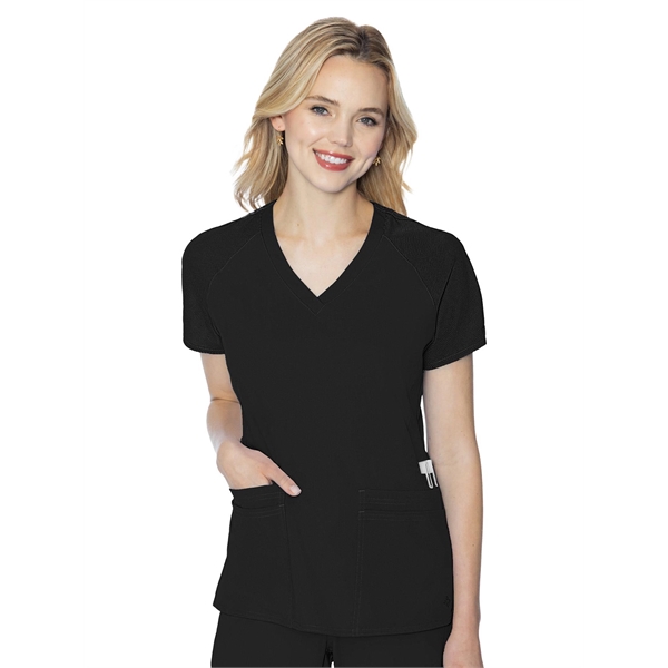 Med Couture Touch Women's Raglan Sleeve Top... from ASI 86018 Scrub Authority / Uniform Stores