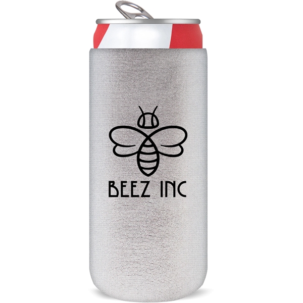 This 12 oz Slim Metallic Neoprene Can Cooler keeps beverages cold,... from ASI 61966 HPG / HPG Gold Best Promotions USA
