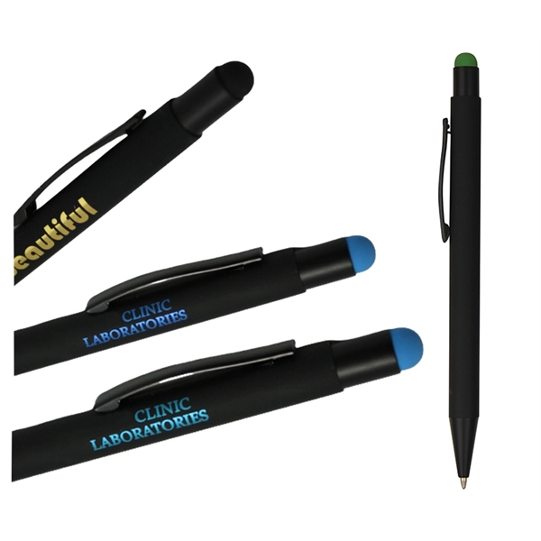 Metal pen with stylus + laser engraving on one location +... from ASI 37218 Athena Promo (tm)