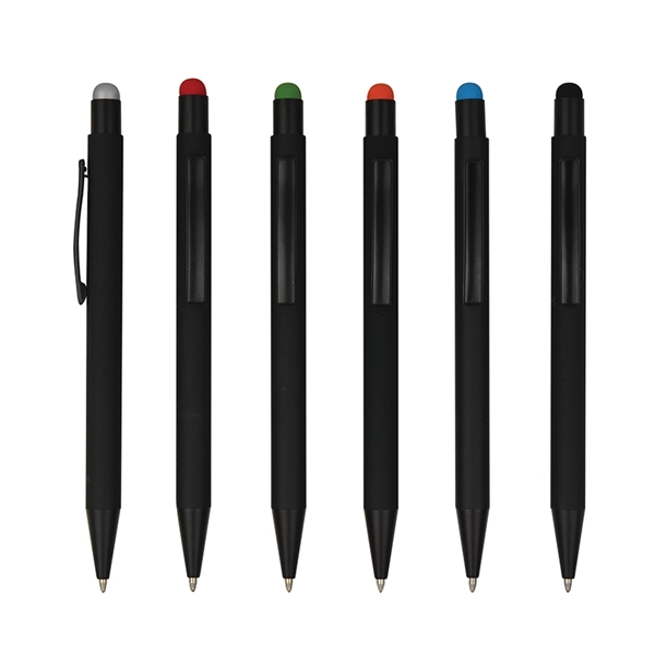 Metal pen with stylus + laser engraving on one location +... from ASI 37218 Athena Promo (tm)