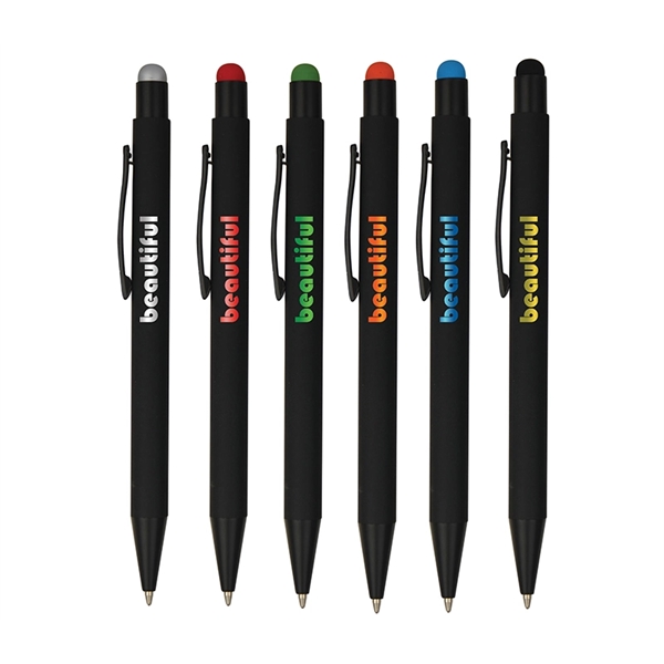 Metal pen with stylus + laser engraving on one location +... from ASI 37218 Athena Promo (tm)