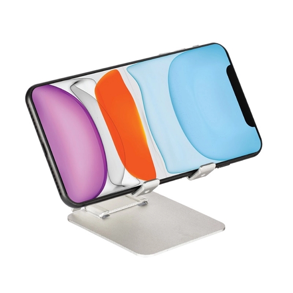 Colorful aluminum phone stand and holder plus laser engrave on 1... from ASI 37218 Athena Promo (tm)