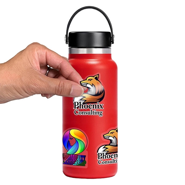 6 mil. removable vinyl stickers in assorted sizes.... from ASI 62660 Innovation Line