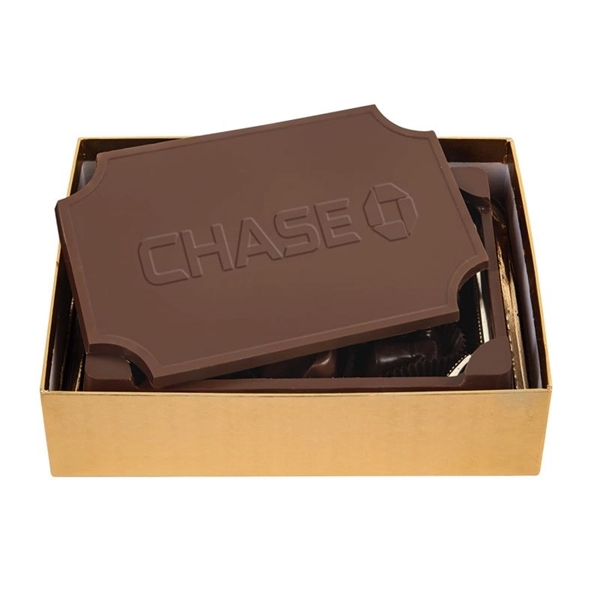 Large chocolate box filled with 1 1/4 lbs of truffles/chocolates.... from ASI 44900 NC Custom (CI/Lanco) / Lanco