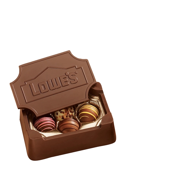 Large chocolate box filled with 1 1/4 lbs of truffles/chocolates.... from ASI 44900 NC Custom (CI/Lanco) / Lanco