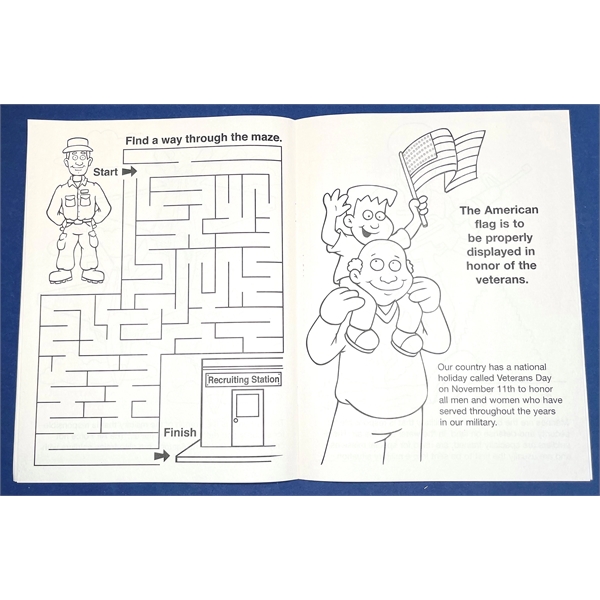 American Heroes everyday coloring and activity book.... from ASI 45815 Coloring Book Solutions / Coloring Book Solutions™