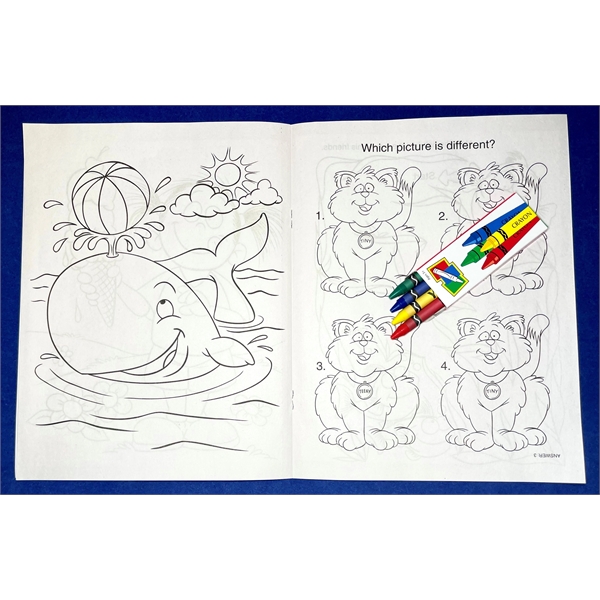 Coloring Friends everyday coloring and activity book fun pack.... from ASI 45815 Coloring Book Solutions / Coloring Book Solutions™