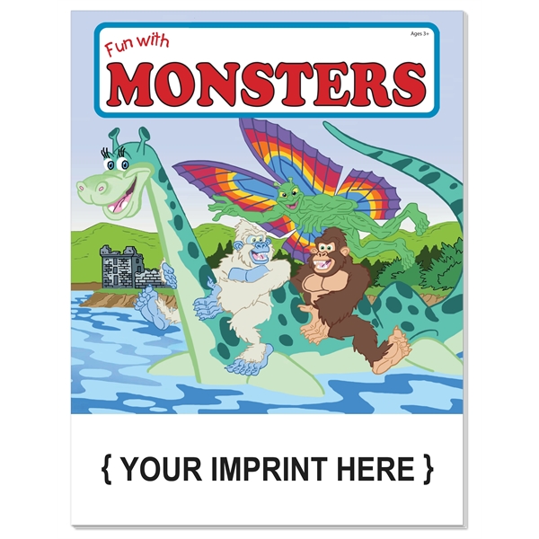 Fun with Monsters coloring book.... from ASI 45815 Coloring Book Solutions / Coloring Book Solutions™