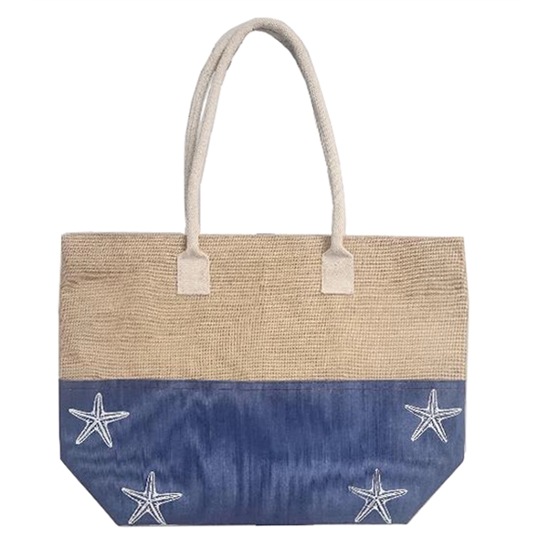 Jute Cotton Resort Tote... from ASI 34046 Allcasion Travelware Co