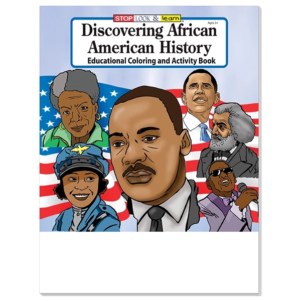 Discovering African American History coloring and activity book.... from ASI 45815 Coloring Book Solutions / Coloring Book Solutions™
