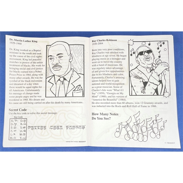 Discovering African American History coloring and activity book.... from ASI 45815 Coloring Book Solutions / Coloring Book Solutions™