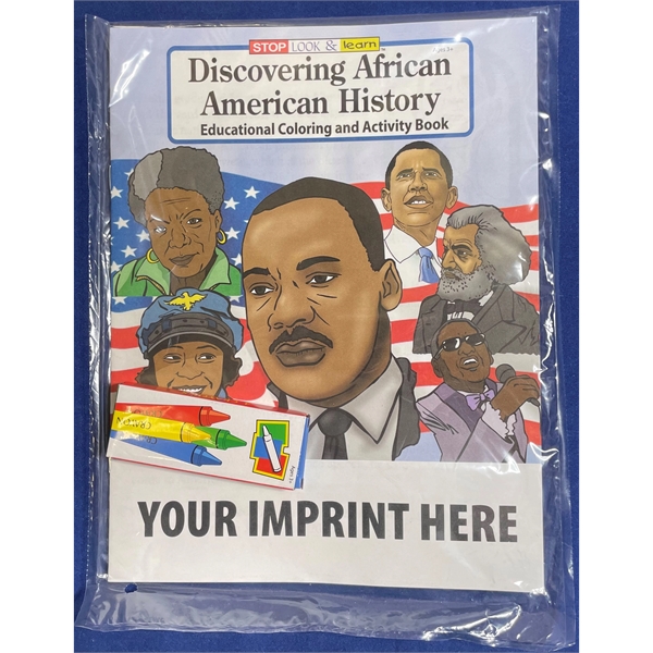 Discovering African American History coloring and activity book fun pack.... from ASI 45815 Coloring Book Solutions / Coloring Book Solutions™
