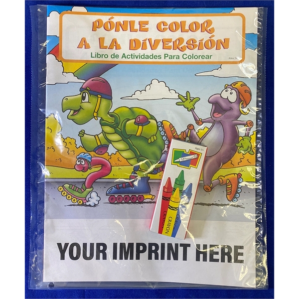 Fun To Color Spanish coloring and activity book fun pack.... from ASI 45815 Coloring Book Solutions / Coloring Book Solutions™