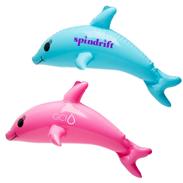 22" inflatable dolphin with customization.... from ASI 63549 Jornik Manufacturing Corp / Jornik
