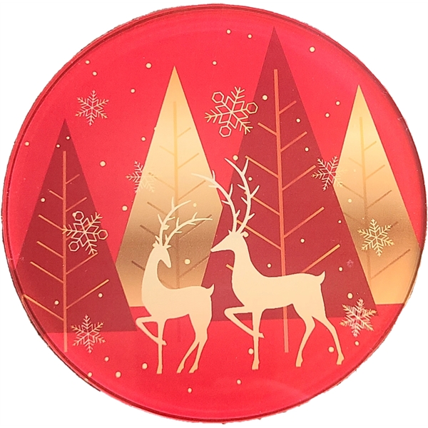 Color-printed acrylic coasters measure 3 1/2" x 3 1/2" and come... from ASI 92531 Unique Custom Products / UCP