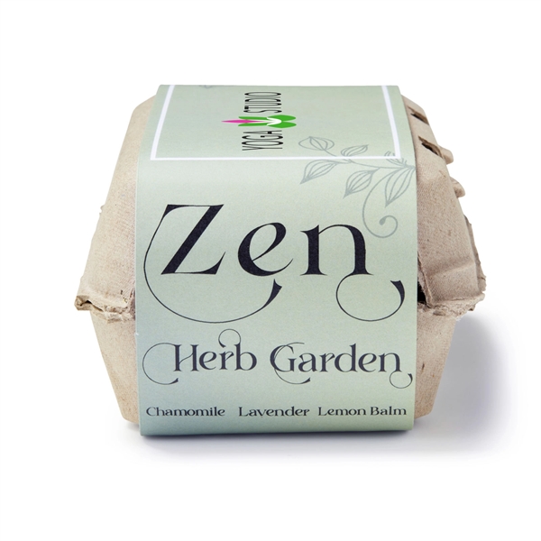 Zen egg grate garden kit with seeds, soil and wooden plant... from ASI 63549 Jornik Manufacturing Corp