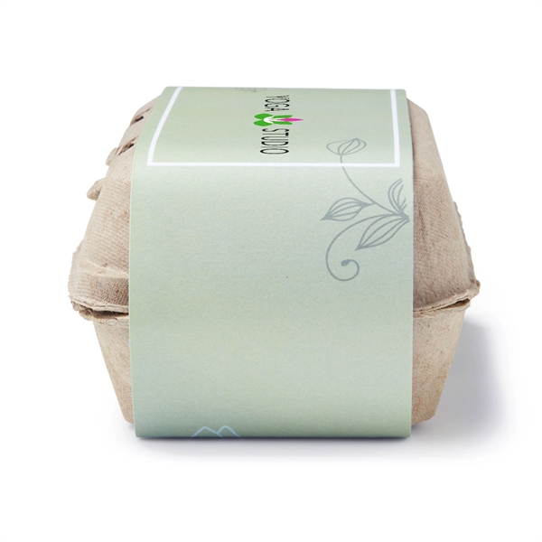 Zen egg grate garden kit with seeds, soil and wooden plant... from ASI 63549 Jornik Manufacturing Corp