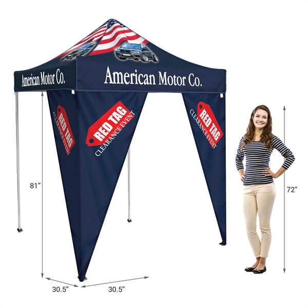 Heavy Duty Banner Set (2) for 6.5' Aluminum Hexagon or Square... from ASI 80228 Quinn