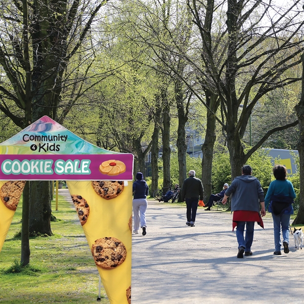 Heavy Duty Banner Set (2) for 6.5' Aluminum Hexagon or Square... from ASI 80228 Quinn