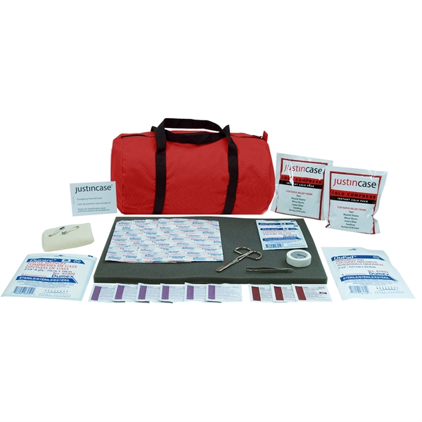 Medium first aid duffel, 175 pieces.... from ASI 63698 Justin Case®