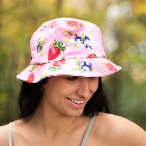 Bucket hat comes with 4 sizes with full color imprint all... from ASI 72657 Active Life Promo / Active Life