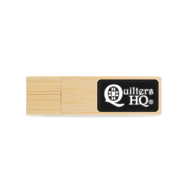 Modern USB style with your light up logo display. The Bamboo... from ASI 90154 Sunjoy Group Inc