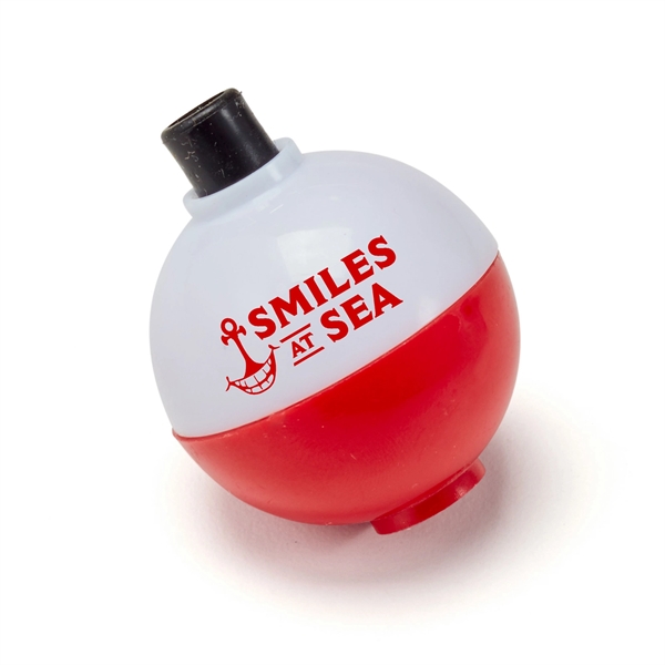 1.5" diameter plastic fishing bobber in assorted two-tone colors.... from ASI 63549 Jornik Manufacturing Corp / Jornik