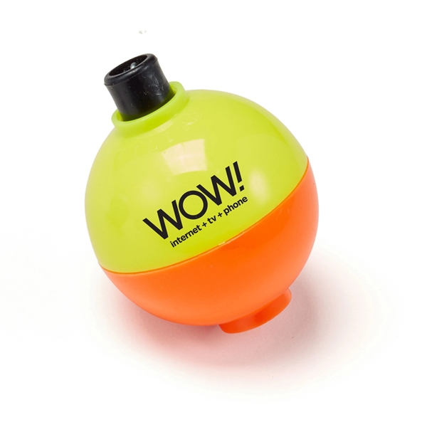 1.5" diameter plastic fishing bobber in assorted two-tone colors.... from ASI 63549 Jornik Manufacturing Corp / Jornik