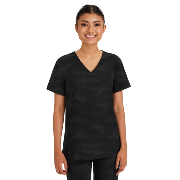 Healing Hands Purple Label Joy Camo Top... from ASI 86018 Scrub Authority / Uniform Stores