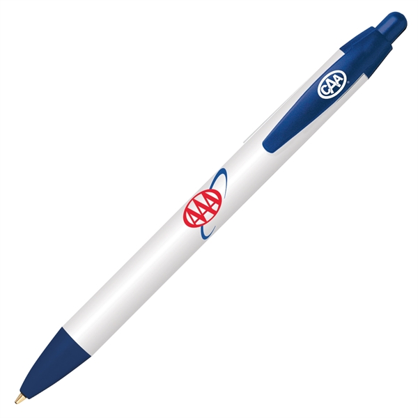 Wide body click action plastic ballpoint pen which features a large... from ASI 68190 Lungsal / Lungsal