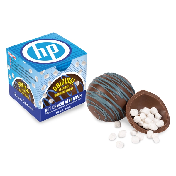 Hot Chocolate Bomb In Full Color Gift Box... from ASI 44900 NC Custom (CI/Lanco) / Chocolate Inn