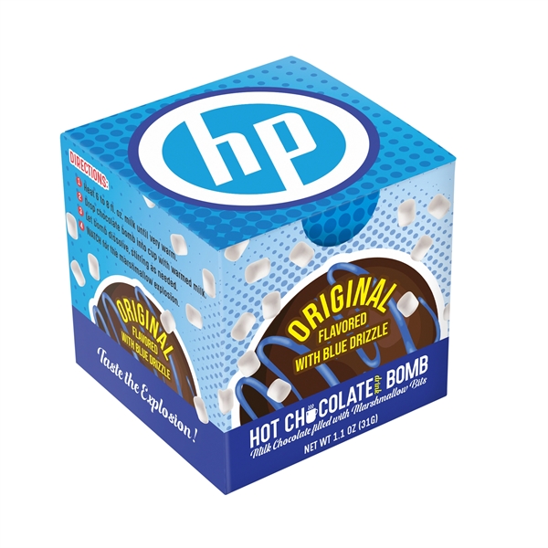Hot Chocolate Bomb In Full Color Gift Box... from ASI 44900 NC Custom (CI/Lanco) / Chocolate Inn