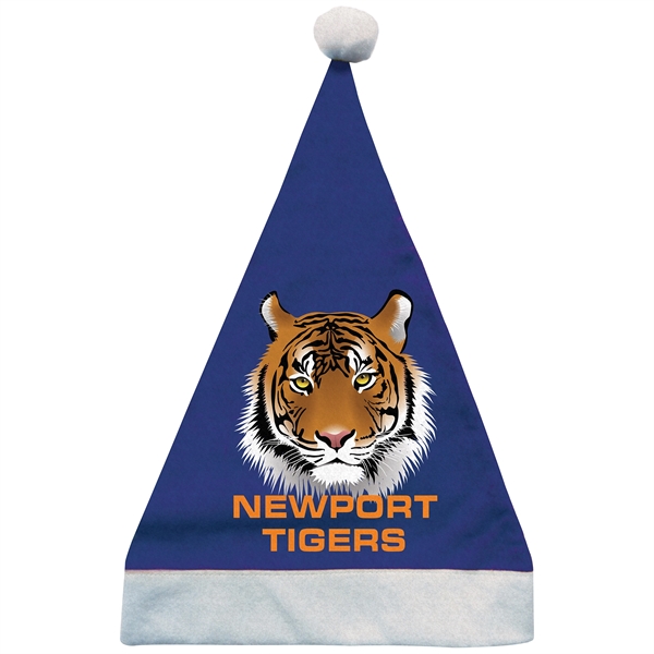 100% Polyester felt Christmas hat with full double sided color digital... from ASI 80228 Quinn