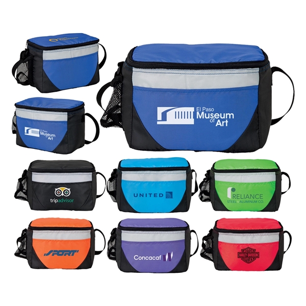 6 Can Color Block Lunch Cooler... from ASI 31517 Admart Products / Admart Line