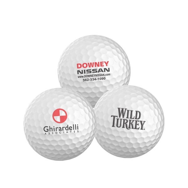 Professional golf ball plus 1 color pad print on 1 location... from ASI 37218 Athena Promo (tm)
