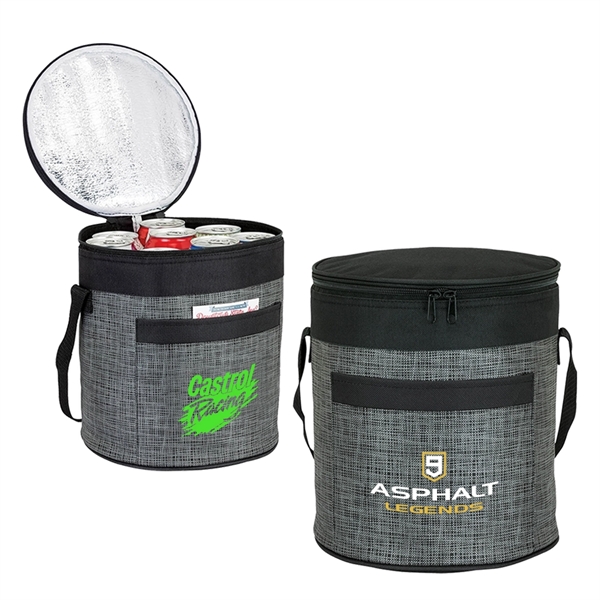 Two-Tone Grey Barreled Cooler... from ASI 31517 Admart Products / Admart Line